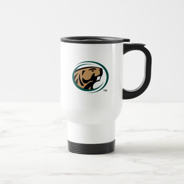 BSU Beaver Mark Travel Mug (Right)