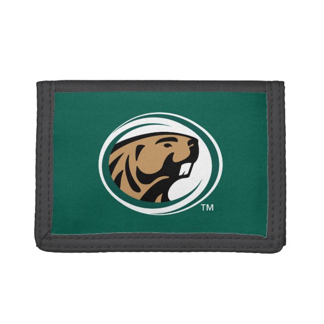 BSU Beaver Mark Trifold Wallet (Front)