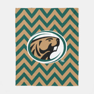 BSU Chevron Fleece Blanket