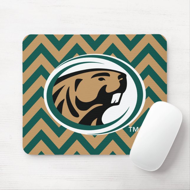 BSU Chevron Mouse Pad (With Mouse)