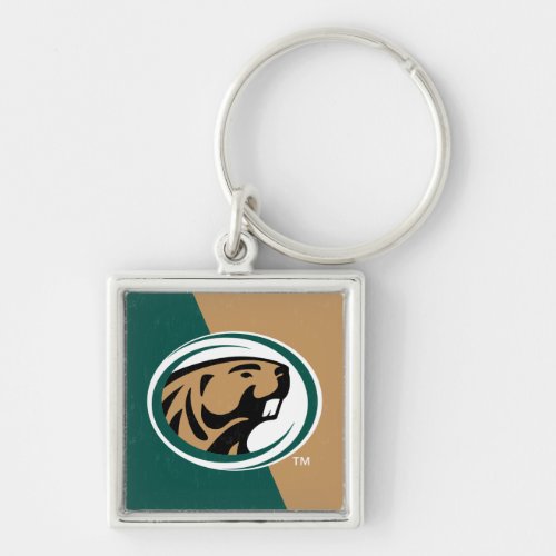 BSU Color Block Keychain