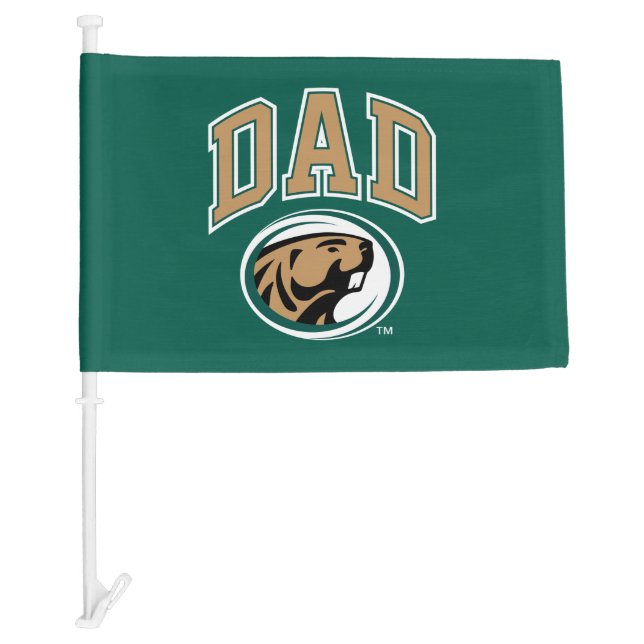 BSU Dad Car Flag (Front)