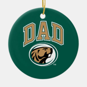 BSU Dad Ceramic Ornament