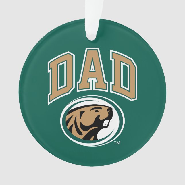 BSU Dad Ornament (Front)