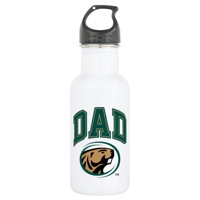 BSU Dad Stainless Steel Water Bottle (Front)