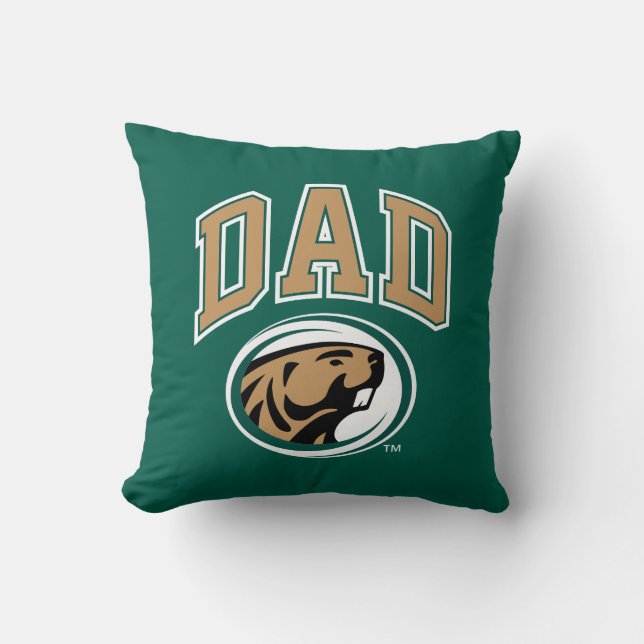 BSU Dad Throw Pillow (Front)