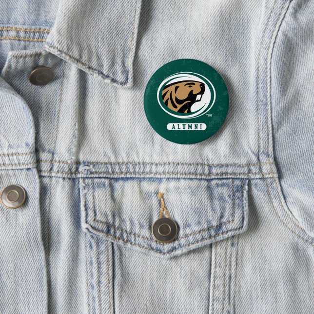 BSU Distressed Button (In Situ)