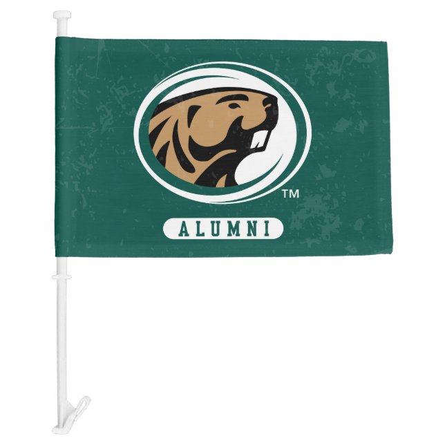 BSU Distressed Car Flag (Front)