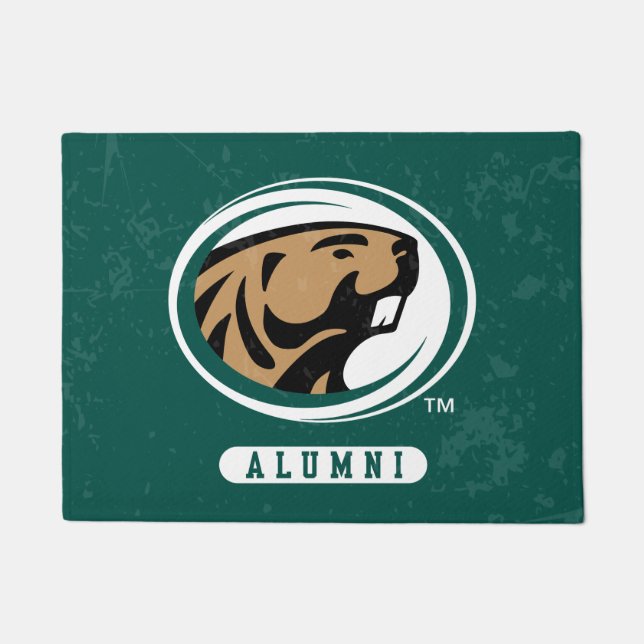 BSU Distressed Doormat (Front)