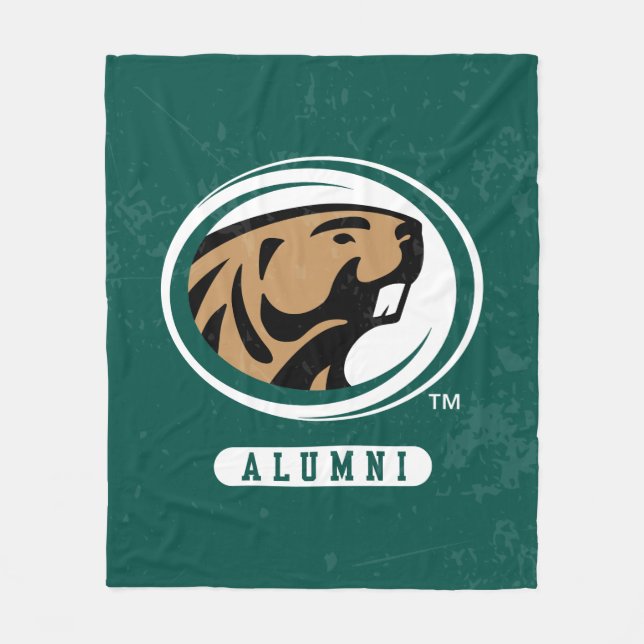 BSU Distressed Fleece Blanket (Front)