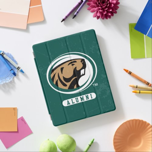 BSU Distressed iPad Smart Cover