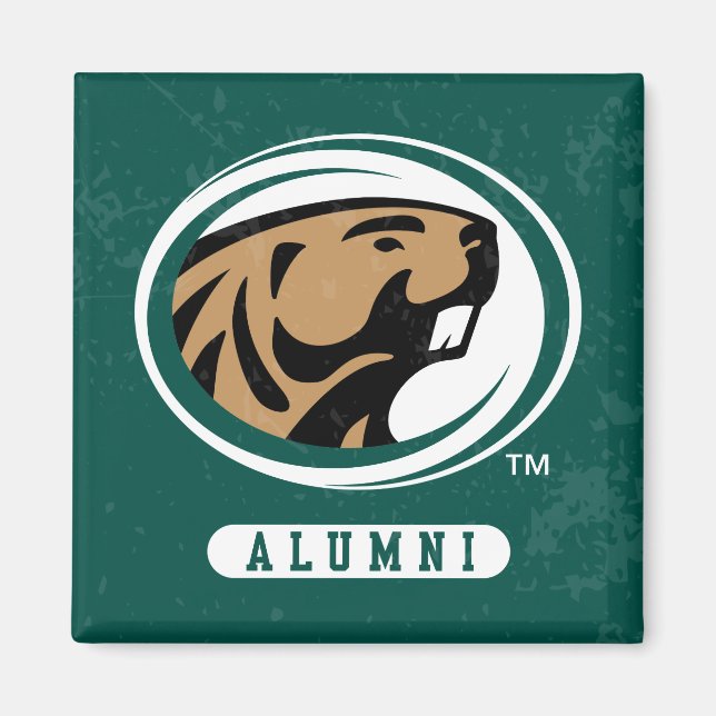 BSU Distressed Magnet (Front)