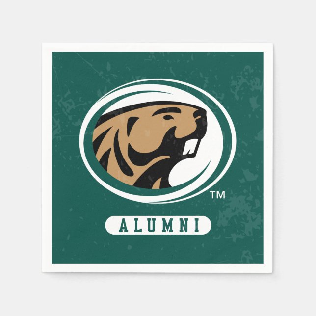 BSU Distressed Napkins (Front)
