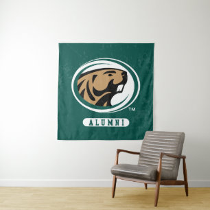 BSU Distressed Tapestry