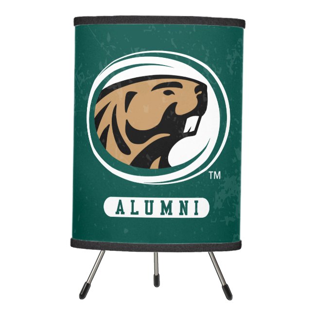 BSU Distressed Tripod Lamp (Front)