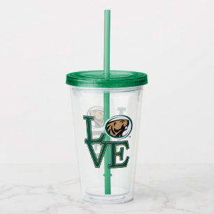 BSU Love Acrylic Tumbler