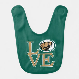 BSU Love Baby Bib