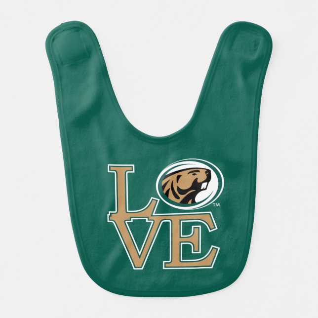 BSU Love Baby Bib (Front)