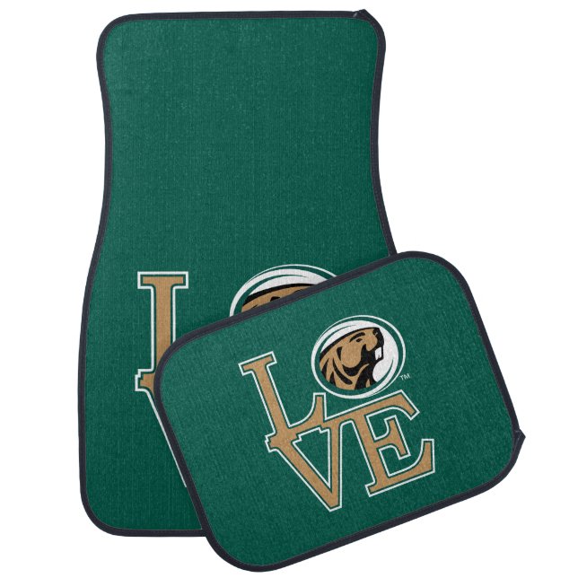 BSU Love Car Floor Mat (Set)