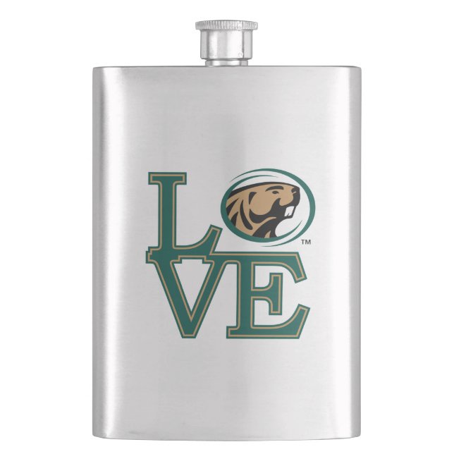 BSU Love Flask (Front)
