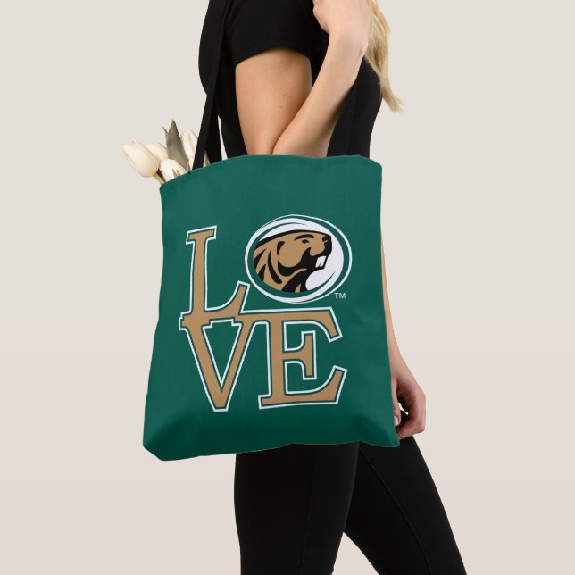 BSU Love Tote Bag (Close Up)