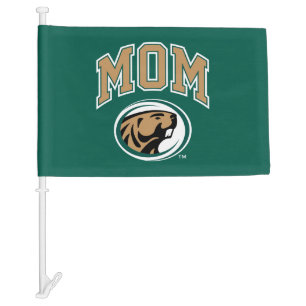 BSU Mom Car Flag