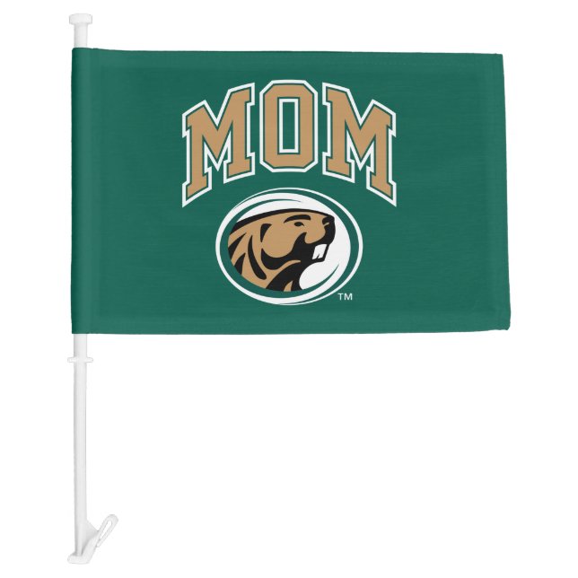 BSU Mom Car Flag (Front)