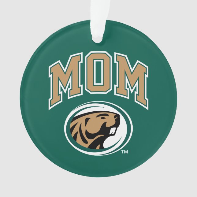 BSU Mom Ornament (Front)