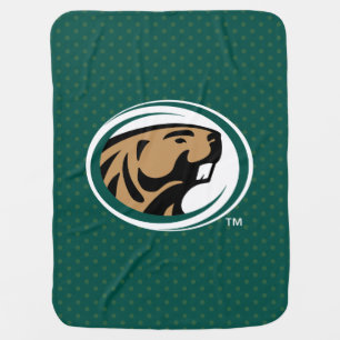 BSU Polka Dots Baby Blanket