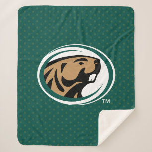 BSU Polka Dots Sherpa Blanket