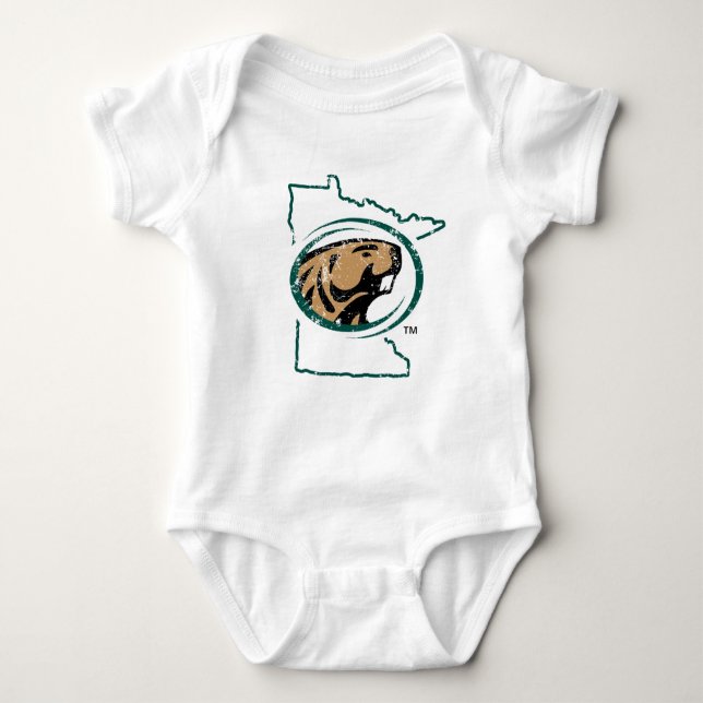 BSU State Love Baby Bodysuit (Front)