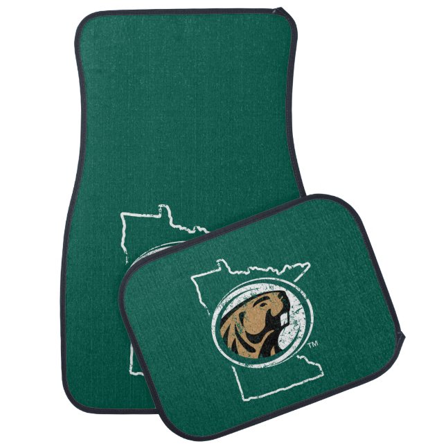BSU State Love Car Floor Mat (Set)