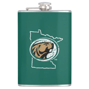BSU State Love Flask
