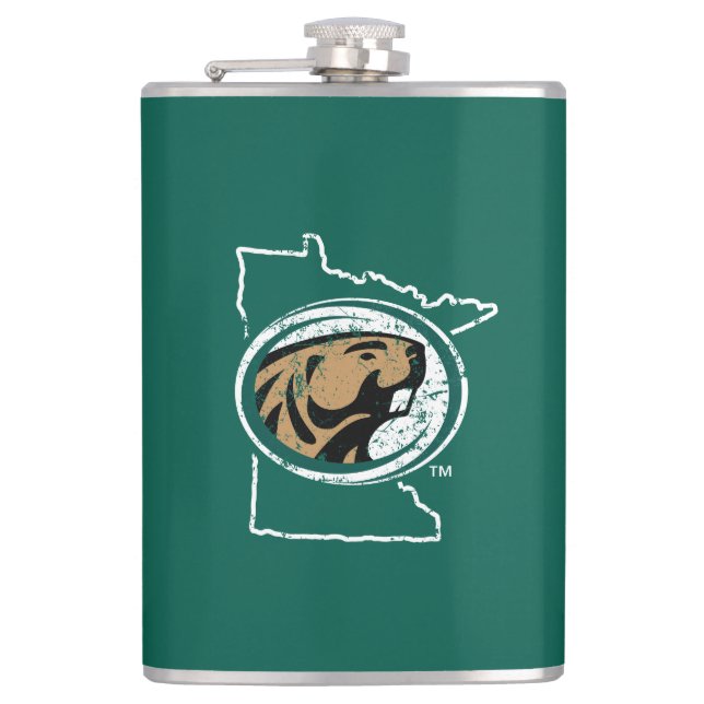BSU State Love Flask (Front)