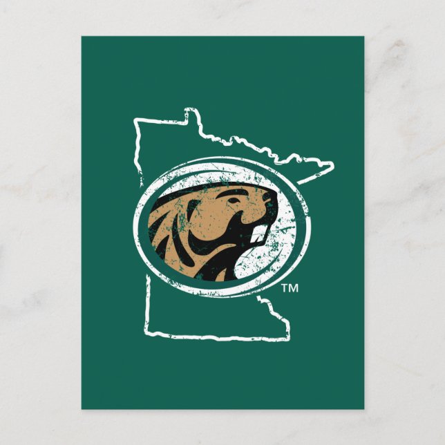 BSU State Love Invitation Postcard (Front)