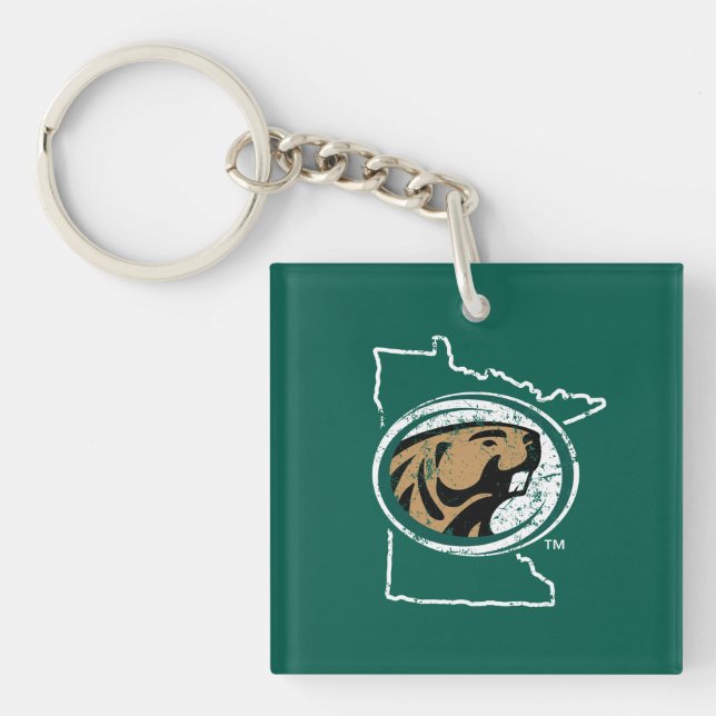 BSU State Love Keychain (Front)
