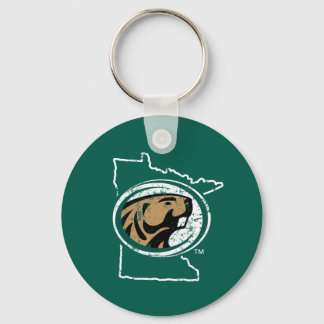 BSU State Love Keychain