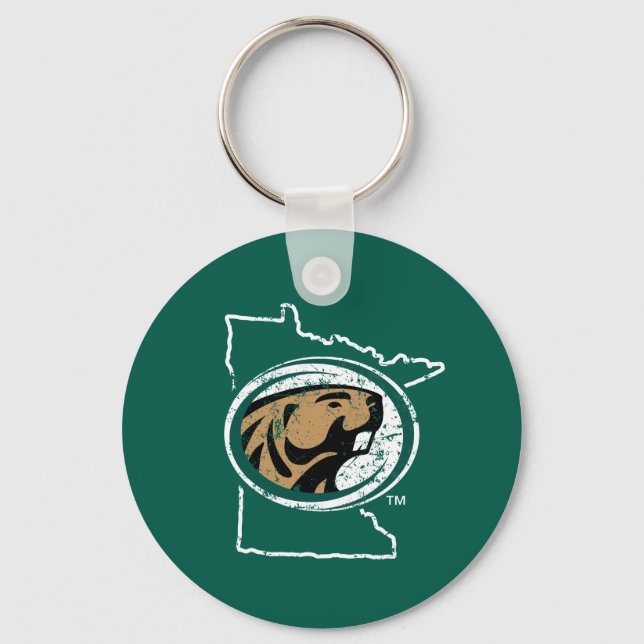 BSU State Love Keychain (Front)