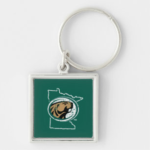 BSU State Love Keychain