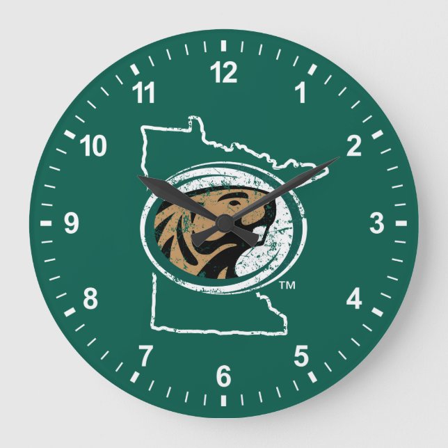 BSU State Love Large Clock (Front)