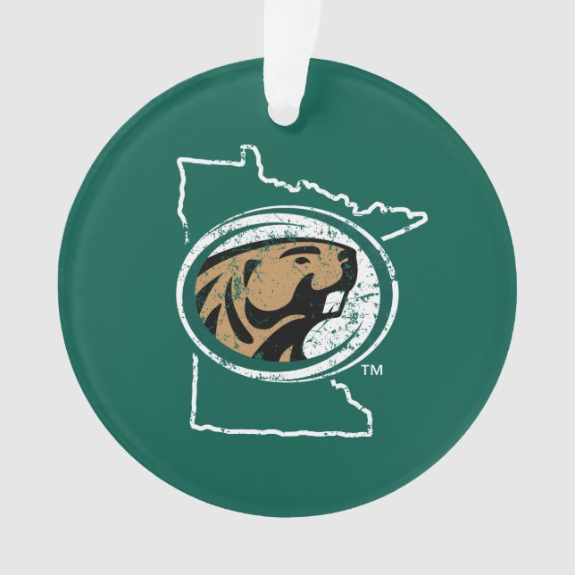 BSU State Love Ornament (Front)