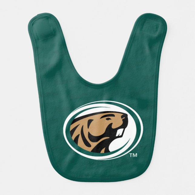 BSU Watermark Baby Bib (Front)