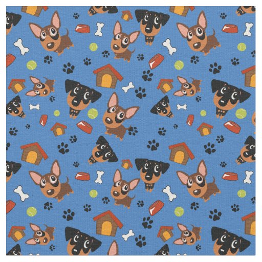 BT2MPS Min Pin Miniature Pinscher Pattern Fabric