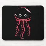 Bt Jellyfish Smiling Costume Cute Animal Halloween Mouse Pad