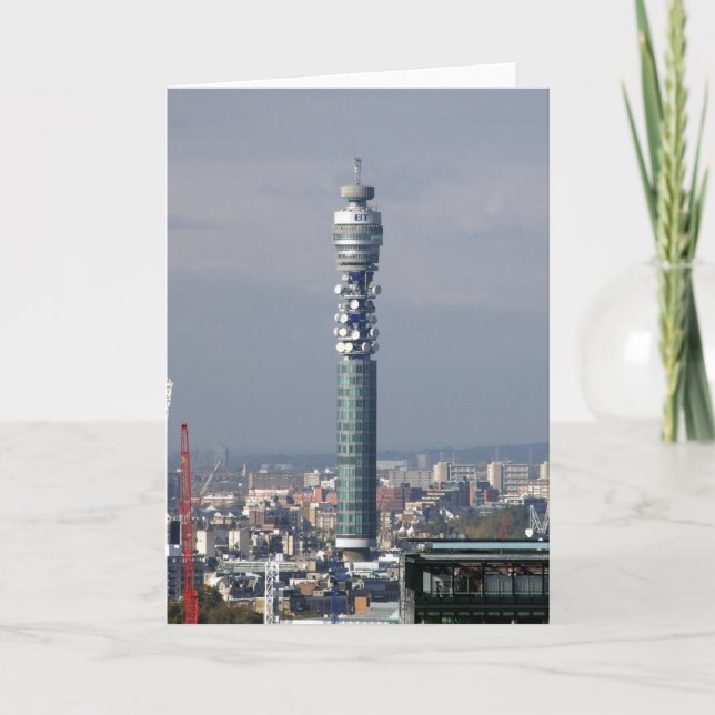 BT Tower, London, England. Card (Front)