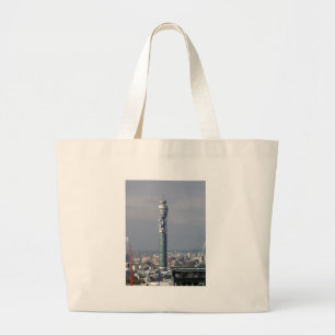 BT Tower, London, England. Large Tote Bag