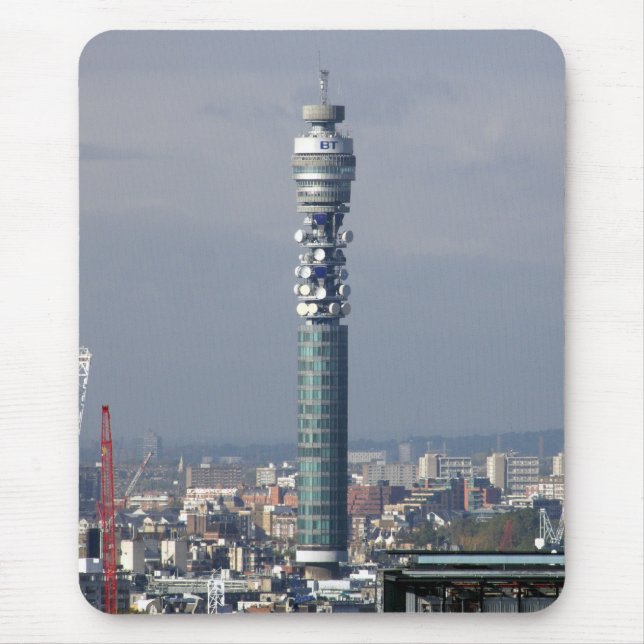 BT Tower, London, England. Mouse Pad (Front)