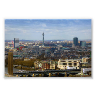BT Tower London Skyline Cityscape England UK Photo Print