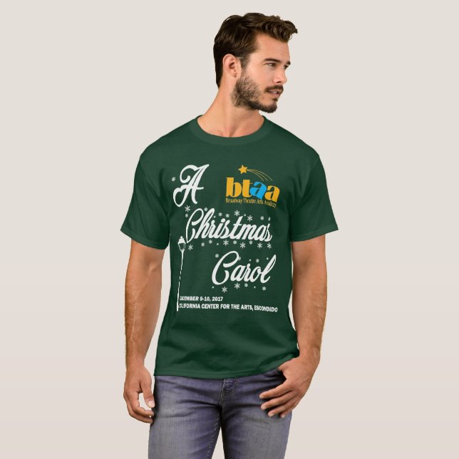 BTAA A Christmas Carol Adult Tee-Shirt T-Shirt (Front Full)