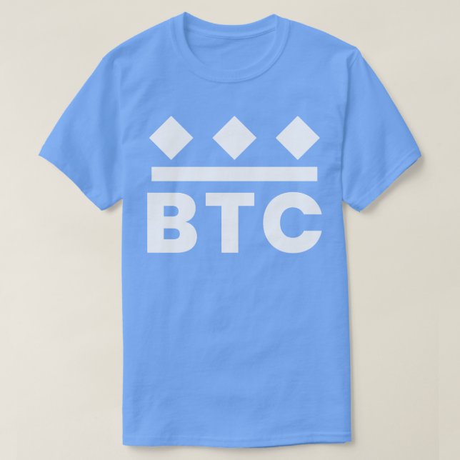 BTC king coin T-Shirt (Design Front)